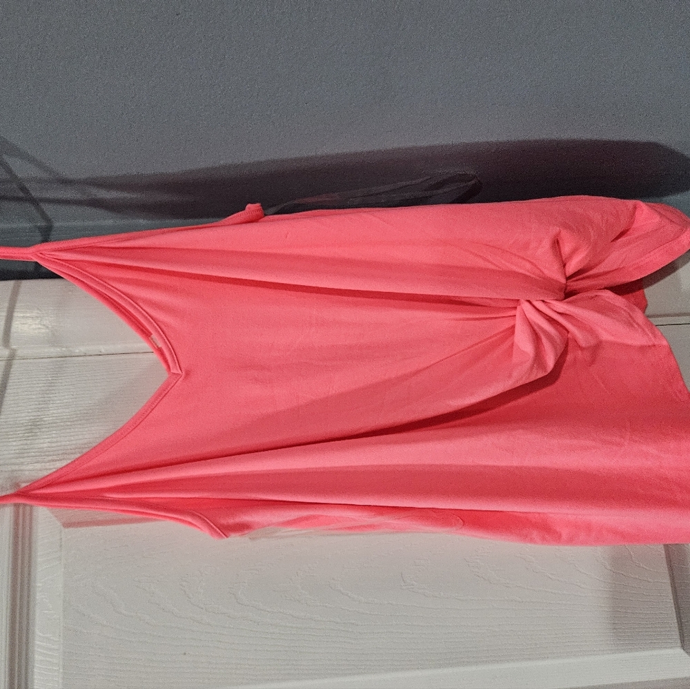 Pink spaghetti strap